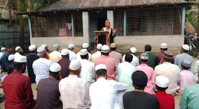 কুড়িগ্রামে পাঁচ উপজেলায় ৬টি গ্রামেo সৌদির সাথে মিল রেখে ঈদের নামাজ আদায়